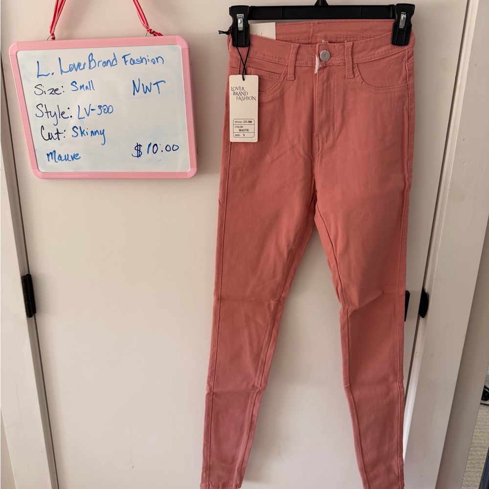 Mauve Skinny Jeans